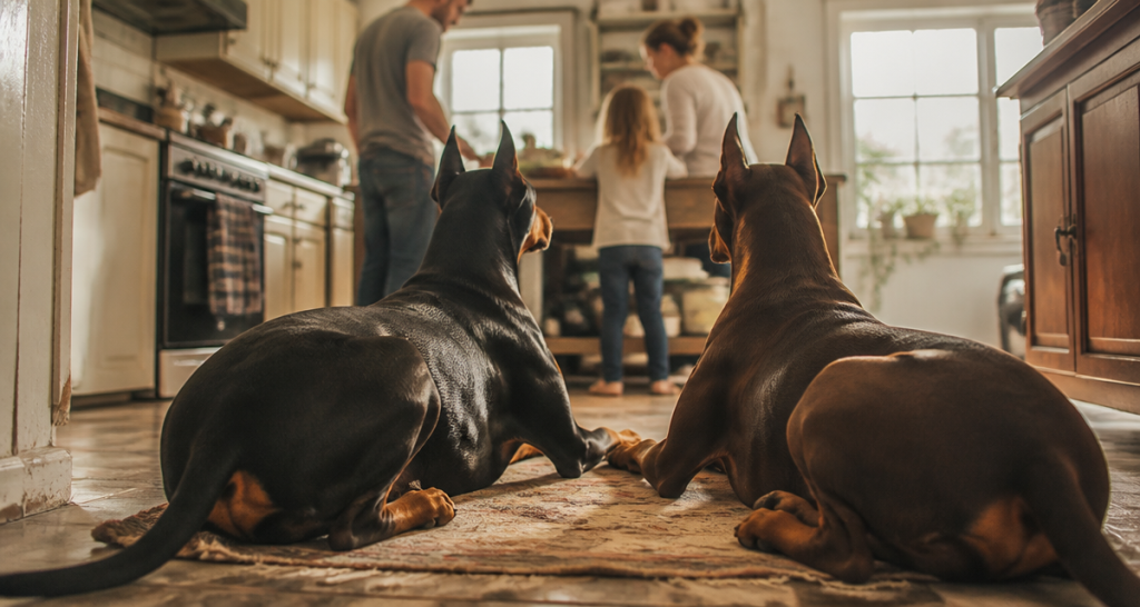 Doberman : 2 couleurs officielles et les risques sanitaires des robes rares