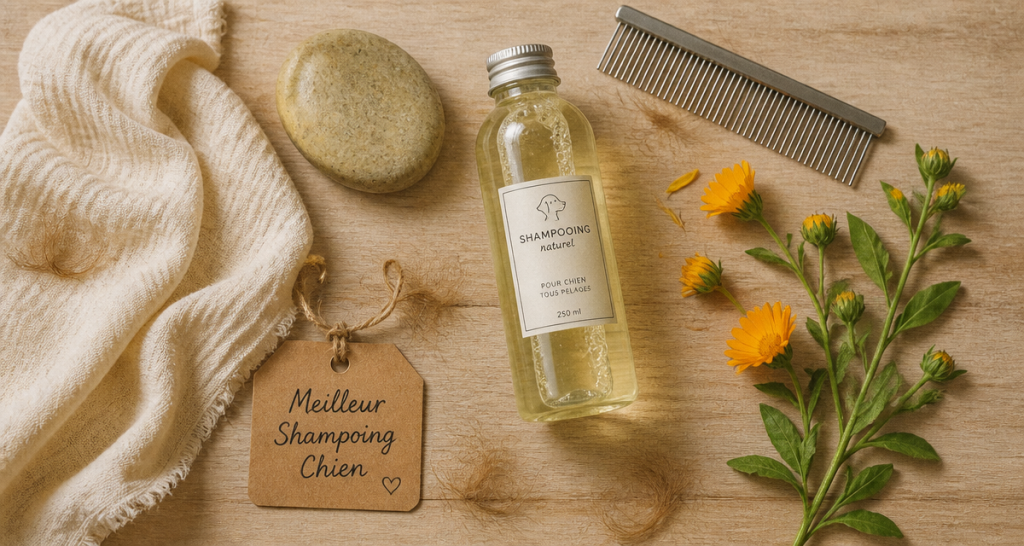 meilleur shampoing chien accessoires toilettage