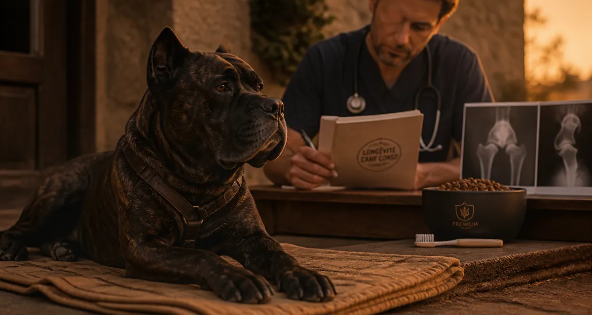 Cane corso espérance de vie : vétérinaire et radiographies pour longévité