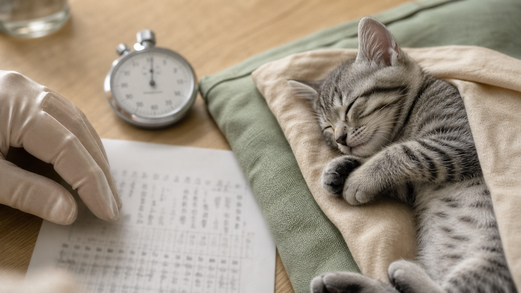 Kitten breathing fast : chaton endormi, respiration rapide et signes d’alerte