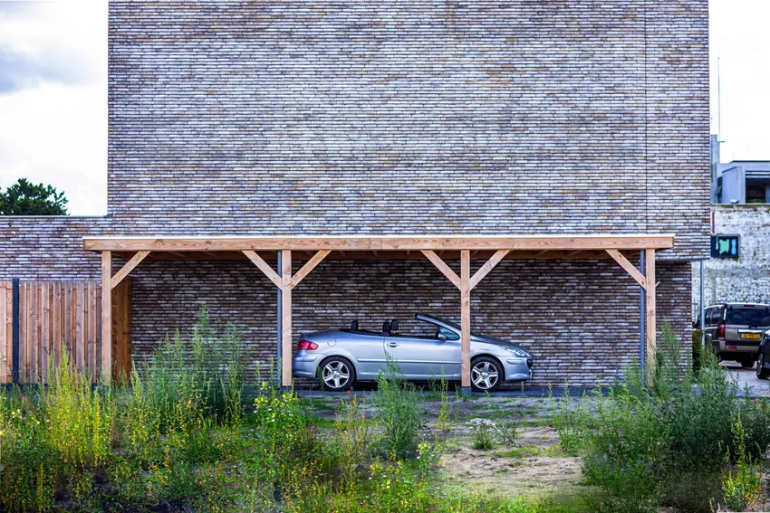 Houten carport