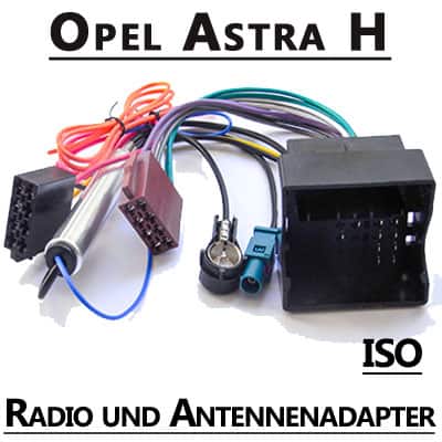 Adapter für Opel Astra H Radio und Antennen, CAN-B Schnittstelle, vielseitiger Autoradio Adapter.