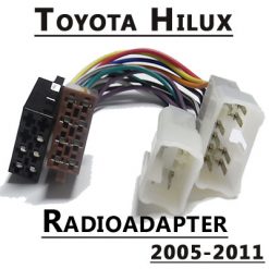 Alternative view of Toyota Hilux Radioeinbauset 1 DIN 2005-2011