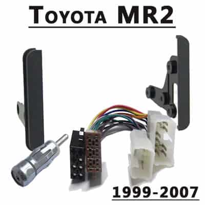 Kfz Radio Adapter Toyota MR2 1999-2007 mit CAN-B Schnittstelle.