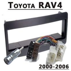 Auto Radio Adapter Toyota RAV4 2000-2006, CAN-B, Einbauset.