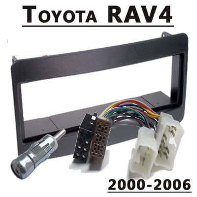 Auto Radio Adapter Toyota RAV4 2000-2006, CAN-B, Einbauset.