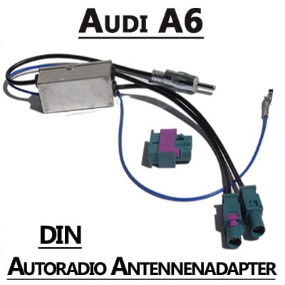 Adapter für Audi A6, CAN-B, Autoradio, Antennenadapter, einfacher Einbau.