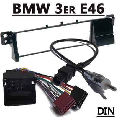 Adapter für BMW 3er E46 mit CAN-B, Autoradio Adapter, BMW E46 Autoradio.