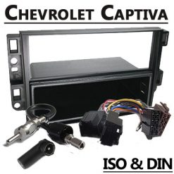 Autoradio Adapter Chevrolet Captiva, CAN-B Dateninterface, ISO & DIN kompatibel.