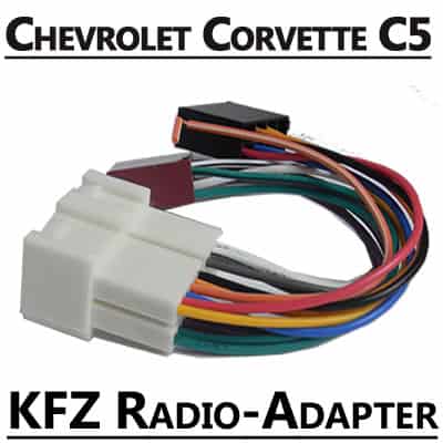 Stecker für Chevrolet Corvette C5 Autoradio-Adapter, CAN-B kompatibel.
