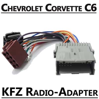 Vergleichbar passend für Chevrolet Corvette C6 Autoradio Adapter, CAN-B.