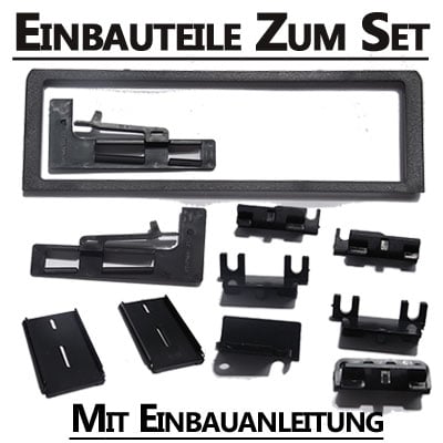 Hochwertiger Autoradio Adapter mit Kabelinstallation für modernes Car-Audio.