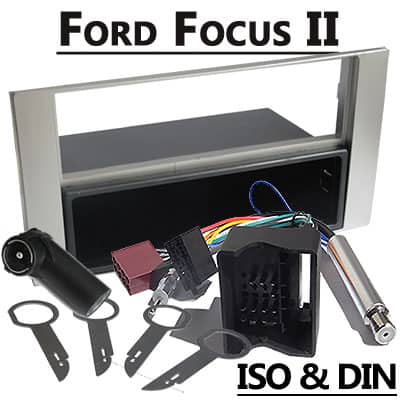 Fits Ford Focus II Autoradio Adapter mit CAN-B, ISO & DIN Funktionen.