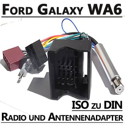 Hochwertiger Autoradio Adapter für Ford Galaxy WA6, CAN-B und NAS-Systeme.