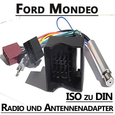 Autoradio Adapter für Ford Mondeo, CAN-B Integration, ISO zu DIN Radioadapter, hochwertige Signalübertragung.