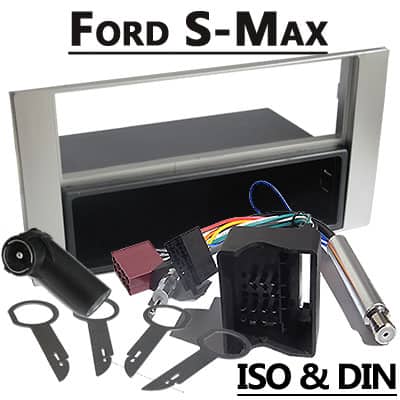 Halterung für Ford S-Max Autoradio Adapter, CAN-B, ISO & DIN kompatibel.