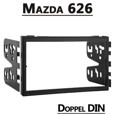 Halterung für Mazda 626 Autoradio, Doppel DIN Adapter, CAN-B kompatibel.