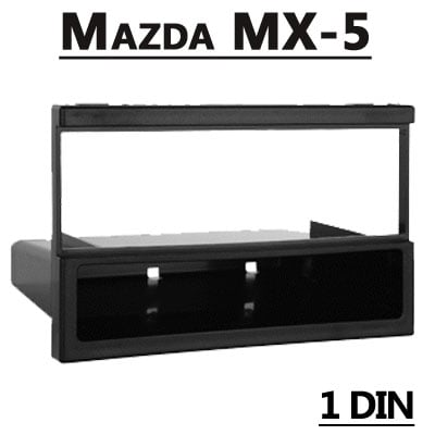 Autoradio Adapter für Mazda MX-5, CAN-B kompatibel, 1 DIN Radioeinbau.