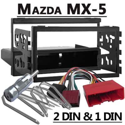 Autoradio Adapter Mazda MX-5, CAN-B, für einfache Radio-Installation, Komplettset.