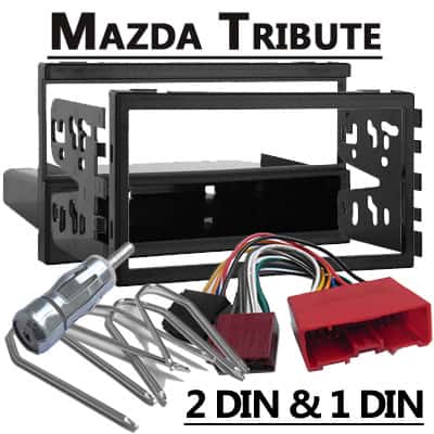 Autoradio Adapter Mazda Tribute CAN-B Audio Kabelsatz, Einbaukit, Multikabel, 2 DIN, 1 DIN.