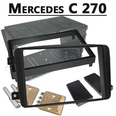 Fahrzeugradio Adapter Mercedes C 270 mit CAN-B, Einbauset, hochwertiger Multimedia-Adapter.