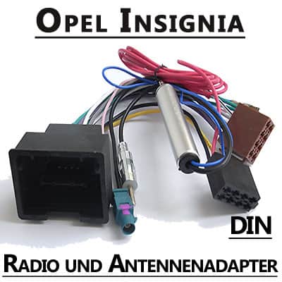 CAN-B Radio- und Antennenadapter für Opel Insignia, DIN, Autoradio Adapter.