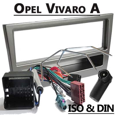 1. Opel Vivaro A Autoradio Adapter mit CAN-B, ISO & DIN Kompatibilität.