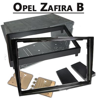 Kfz Autoradio Adapter Opel Zafira B, CAN-Bus, Einbausatz, Radio & Navigationssystem.