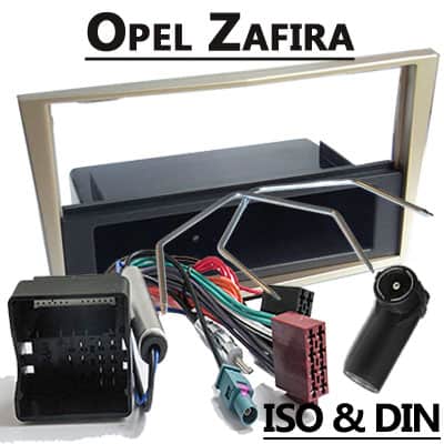 CAN-B Autoradio Adapter Opel Zafira, IS0 & DIN kompatibel, einfache Installation.