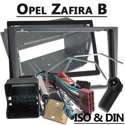 Autob Lautsprecheradapter Opel Zafira B mit CAN-B - Einbau- und Verbindungslösung, passend für Autoradios.