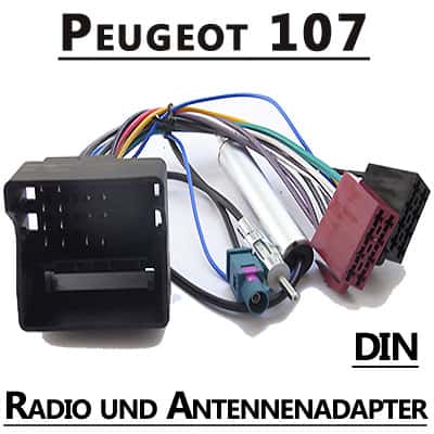 Automobil Autoradio Adapter mit CAN-B Schnittstelle für Peugeot 107.