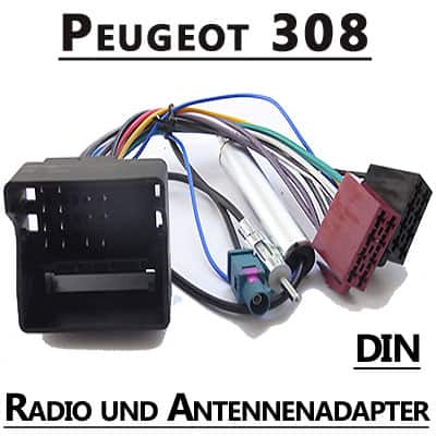 PEUGEOT 308 CAN-B Autoradio Adapter, Radio- und Antennenadapter.