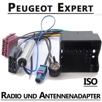 Peugeot Autoradio Adapter mit CAN-B, Radio- und Antennenadapter für optimale Klangqualität.