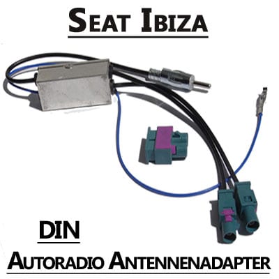DIN Autoradio Antennenadapter - CAN-B Integration für Seat Ibiza, einfacher Kabelanschluss, hochwertiger Sound.