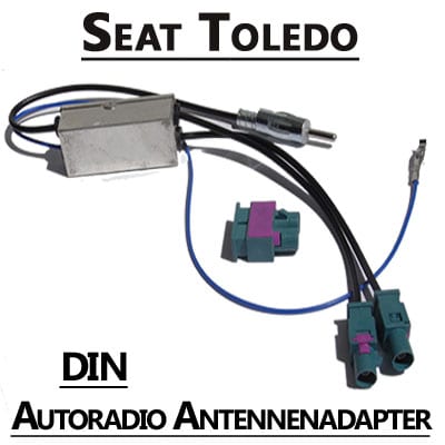Y-Adapter für Autoradio, CAN-B Anschluss, Seat Toledo, einfaches Bluetooth-Upgrade.