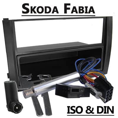 Autoradio Adapter für Skoda Fabia, CAN-B, ISO & DIN-Standards, einfacher Einbau.