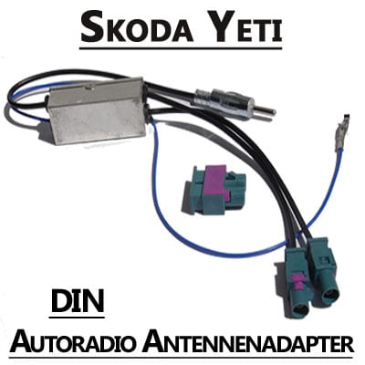 CAN-B Autoradio Adapter für Skoda Yeti, einfache Plug-and-Play Installation.