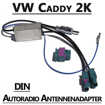 Einbauen eines VW Caddy 2K Autoradio Adapters mit CAN-B Technologie.