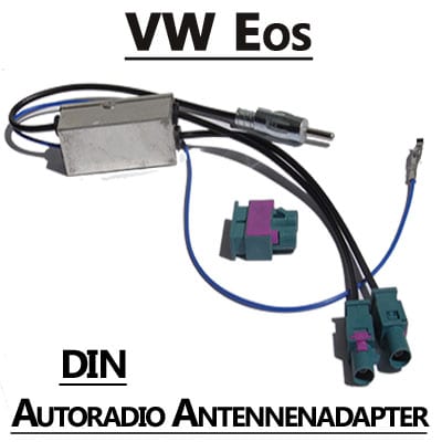 Adapter für VW Eos Autoradio, CAN-B, Antennenadapter, einfache Installation.