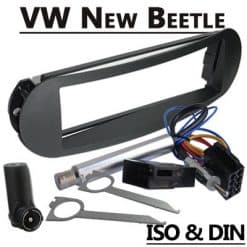 Freisprecheinrichtung für VW Beetle mit Autoradio Adapter und CAN-B Schnittstelle.