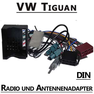 Adapter für VW Tiguane, Radio- und Antennendigitaladapter, CAN-B, DIN, vielseitige Fahrzeugkompatibilität.