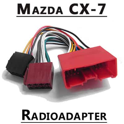 CAN-B Autoradio Adapter für Mazda CX-7, hochwertige Verbindung, einfache Installation, langlebiges Kabelset.