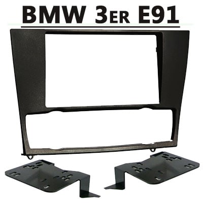 Hauptbild der BMW 3er E91 Autoradio Adapter mit Montageset.