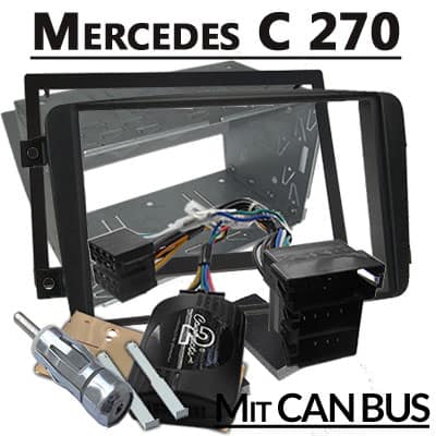 CAN-Bus Autoradio Adapter für Mercedes C 270, einfache Montage, hochwertiges Design.