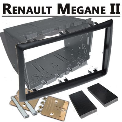 Rahmen für Autoradio Adapter Renault Megane II, CAN-B, Einbaurahmen für Navigationsgerät.