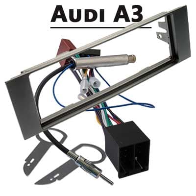 CAN-B Autoradio Adapter für Audi A3, Einbaulösung, Originalradio Anschluss, kompatibel mit CAN-B Systemen, einfache Installation.