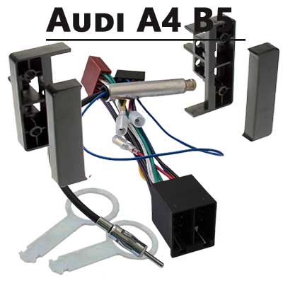 Adapter für Audi A4 B5 mit CAN-B, Autoradio-Adapter für einfache Fahrzeugintegration, hochwertiger Kabelbaum.