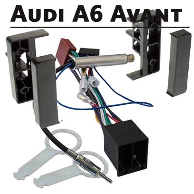 CAN-B Integration für Audi A6 Avant Autoradio, einfaches Adapter-Set, Plug & Play.