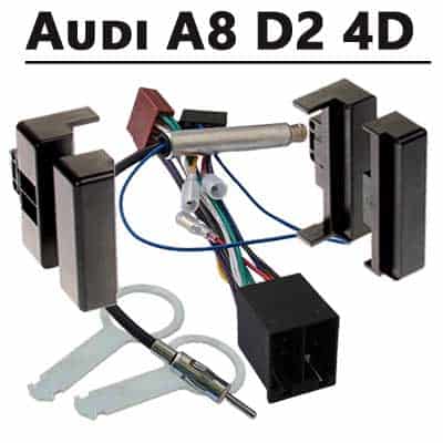 Hochwertiger Autoradio Adapter für Audi A8 D2 D4 mit CAN-B Schnittstelle.