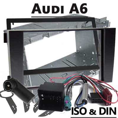 STEREO Adapter für Audi A6, CAN-B, ISO & DIN, Autoradio-Upgrade.